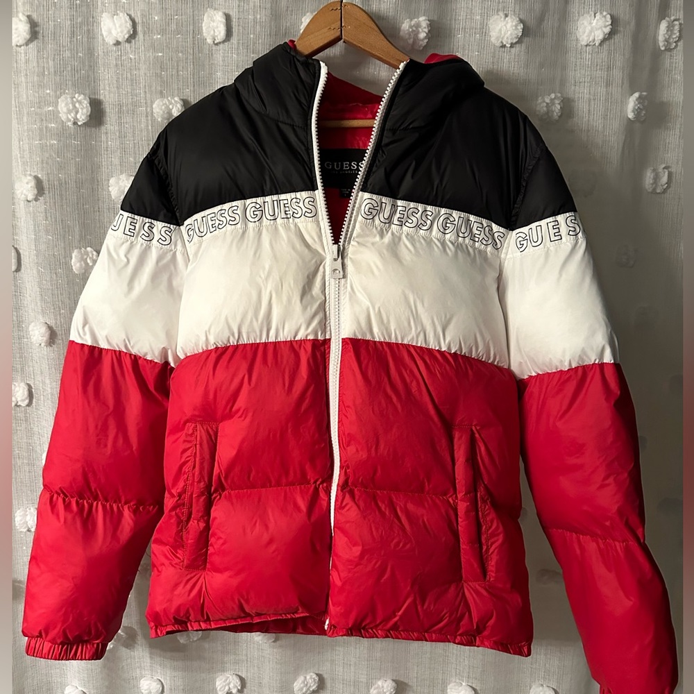 Men’s Lg Guess Puffer Coat